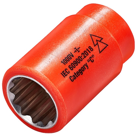 1/2 in Drive Insulated Socket 3/4 in MPN:01630