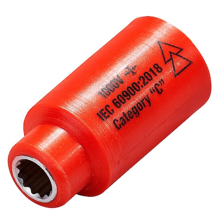 3/8 in Drive Insulated Socket 1/4 in MPN:01712