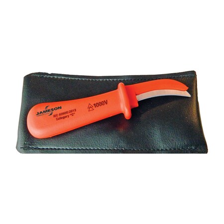 Insulated Cable Jointers Knife, 1000V, Fixed Blade, General Purpose MPN:01830