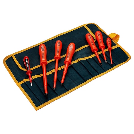 1000V Insulated Screwdriver Set, 6-Piece MPN:02100