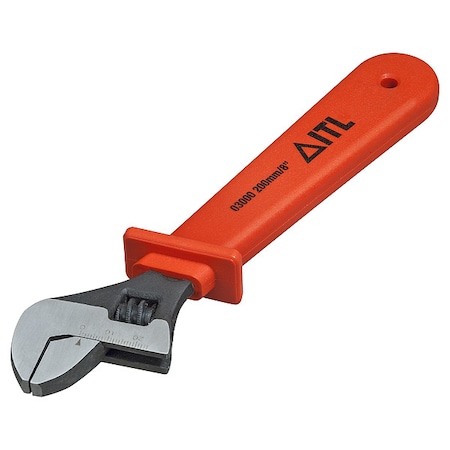 1000V Insulated Adjustable Wrench, 8