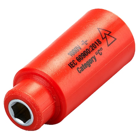 1/4 in Drive Insulated Socket 13/64 in, 5 mm MPN:07202