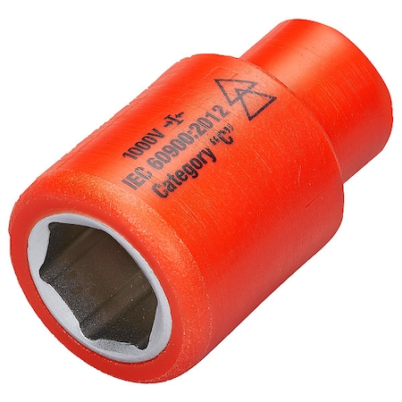 1/4 in Drive Insulated Socket 14 mm, 35/64 in MPN:07220