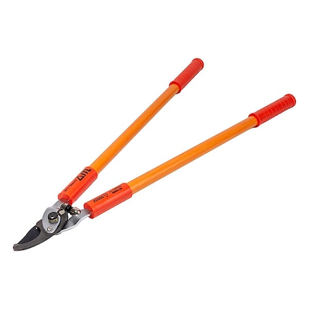 Long Arm Tree Pruner, 1-1/2 in Cut Cap, Steel 2-1/2 in L Blade, Fiberglass Handle, Rubber Grip MPN:00172