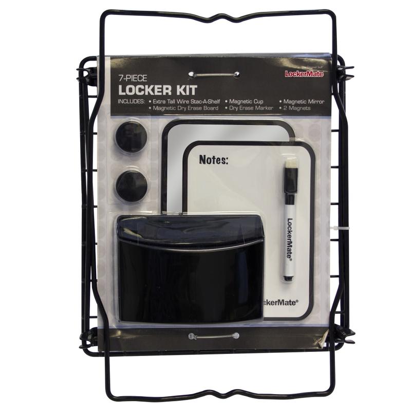LockerMate By Bostitch Locker Accessory Kit With Shelf, Assorted Colors (Min Order Qty 5) MPN:05085