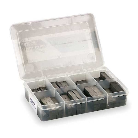 Undersized Machine Key Kit, Square End, 1018 Steel, Plain MPN:WWG-DISP-MK070HC
