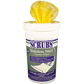 SCRUBS® Stainless Steel Cleaner Towels 30/Canister - ITW91930 91930