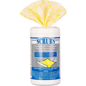 SCRUBS® Stainless Steel Cleaning Wipes 30 Wipes/Can 6 Cans - 91930 DYM 91930