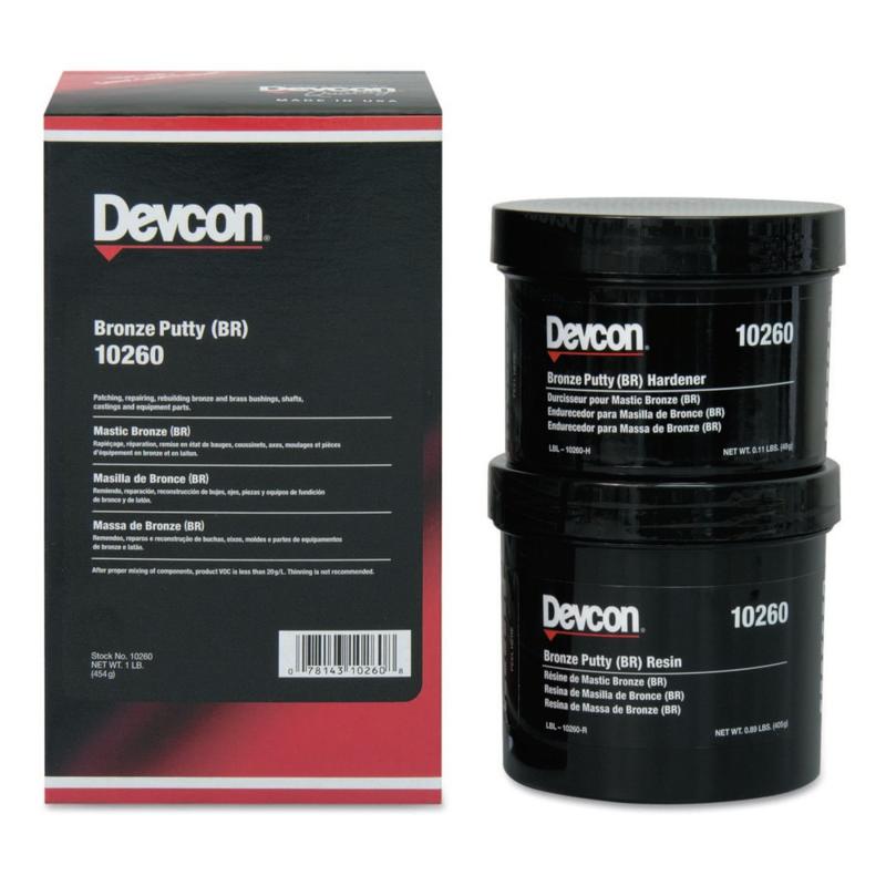 Devcon Bronze Putty (BR), 1 lb Tub MPN:10260