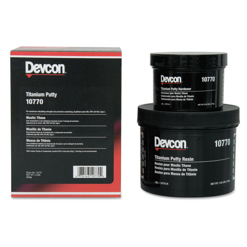 Devcon Titanium Putty, 2 lb Tub MPN:10770