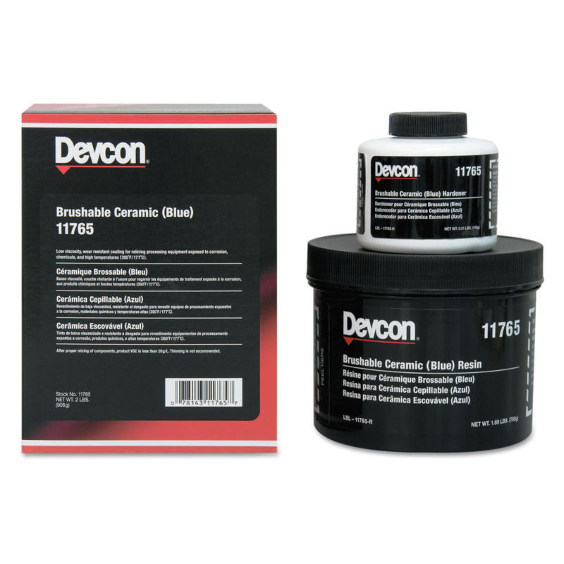 Devcon Blue Brushable Ceramic Epoxy, 2 Lb MPN:11765