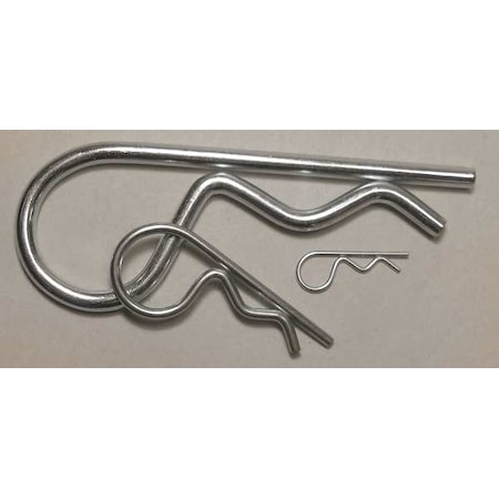 Clevis Pin Assortment, Stainless Steel, Zinc Plated, 130 Pcs MPN:WWG-DISP-BP130