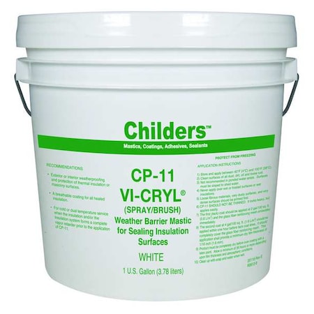 ITW 855 Pipe Insulation, 1 gal., White MPN:855