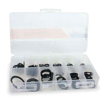 External Retaining Ring Assortment, Steel, Phosphate Finish MPN:WWG-DISP-SH218