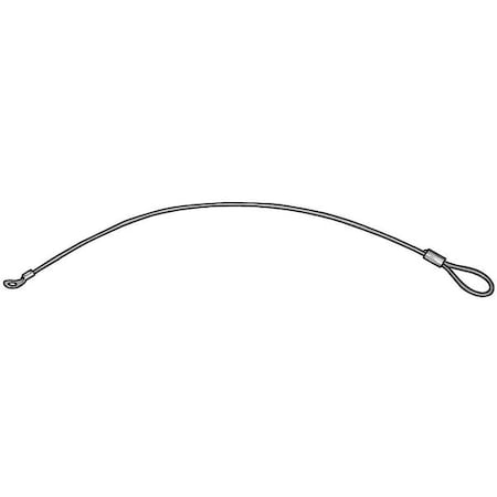 Terminal and Loop Lanyard, 6 in, 3/64 in Pin Dia., Stainless Steel, Nylon Coated, 5 PK MPN:WWG-TSS2-046-6000N