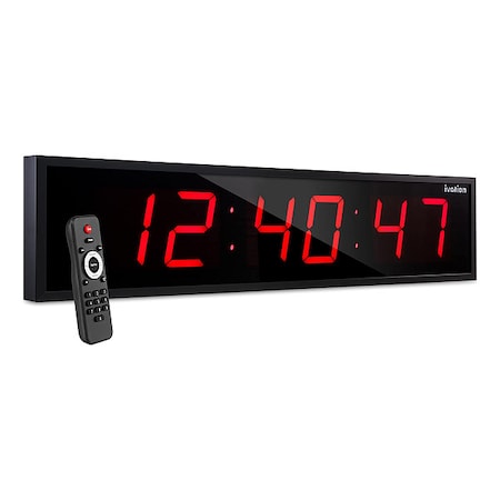 Digital Clock, LED, Rectangle, 60