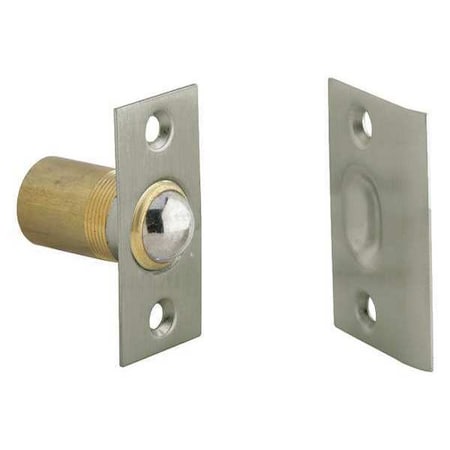 Ball Catch, Satin Nickel, 1-3/8 in.L, Brass MPN:347B15