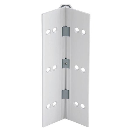 Piano Hinge, Aluminum, Full Mortise Mounting, 1 9/16 in Leaf W x 83 in Leaf H, Satin Aluminum MPN:112HD 83IN US28