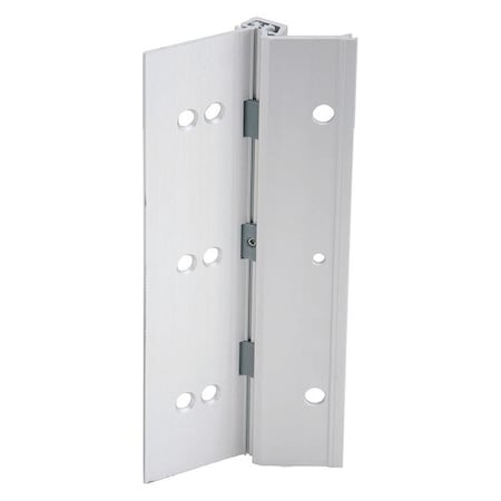 Piano Hinge, Aluminum, Full Mortise Mounting, 1 15/16 in Leaf W x 83 in Leaf H, Satin Aluminum MPN:224HD US28 83IN