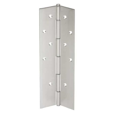 Piano Hinge, Stainless Steel, Full Mortise Mounting, 1 3/4 in Leaf W x 83 in Leaf H MPN:700 83IN US32D