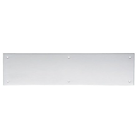 Door Push Plate, Stainless Steel, 15