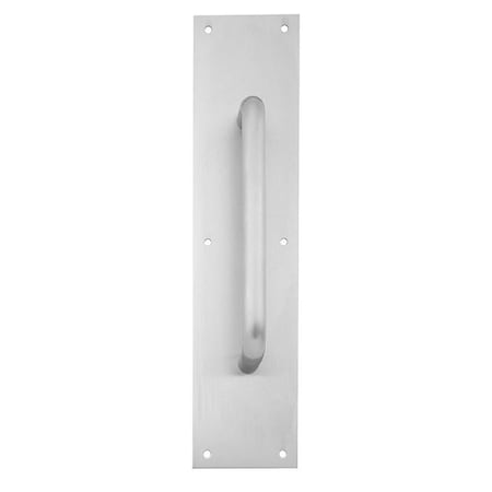 Door Pull Plate, Stainless Steel, 15