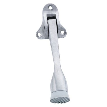 Door Holder, Solid Brass, Silver, 4