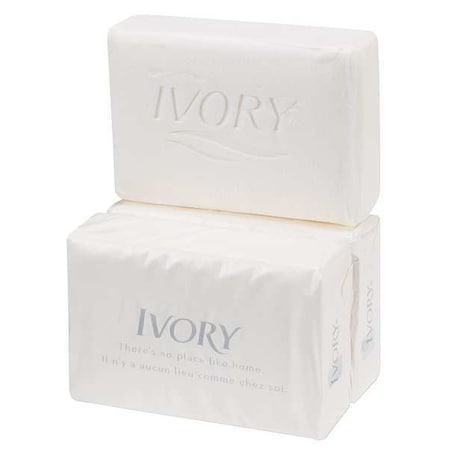 Body Soap, Fragrance Free, White, 3.1 oz, Deodorizing, Wrapped MPN:12364