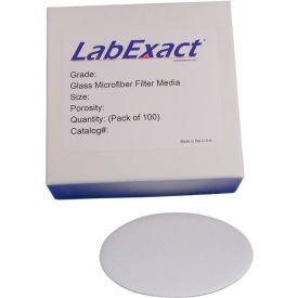 LabExact® Grade C 1.2um Binderless Glass Microfiber Filter Media 11cm 100/PK LE-C1100