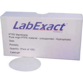 LabExact® Hydrophobic PTFE membrane Non-Sterile 0.22um 47mm Dia. 100/Pack LE-IWT-PTFE-022047