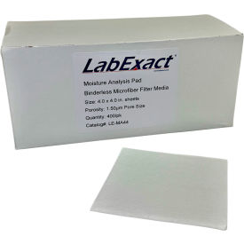 LabExact® Moisture Analysis Binderless Glass Microfiber Pads 9.0cm Dia 200/Pack LE-MA90A
