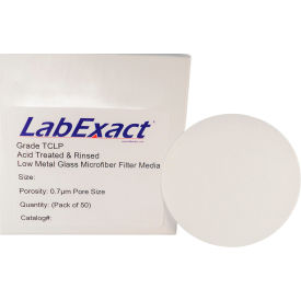 LabExact® Grade TCLP Binderless 0.7um Glass Microfiber Filter 4.7cm Dia. 100/Pack LE-TCLP-1