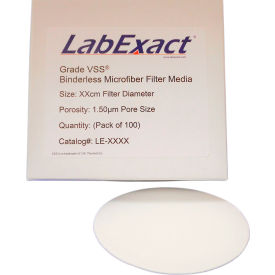 LabExact® Grade VSS® 1.5um Binderless Glass Microfiber 9cm 100/PK LE-VSS9000