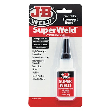 Instant Adhesive, Clear, 0.7 oz, Bottle MPN:33120