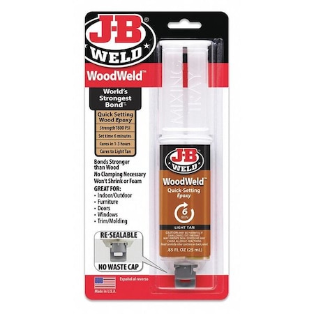 Epoxy Adhesive, MinuteWeld Series, Clear, Dual-Cartridge, 1:01 Mix Ratio, 1 hr Functional Cure MPN:50151