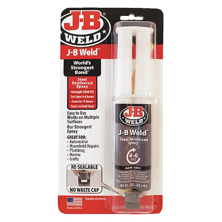Epoxy Adhesive, Gray, 25 mL, 1:01 Mixing Ratio MPN:50165