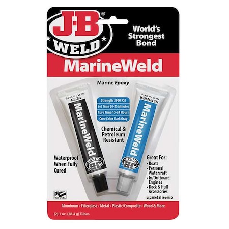 Adhesive Remover, MarineWeld Series, Gray, 0.39 oz, Pen, 1:01 Mix Ratio, 6 hr Functional Cure MPN:8272