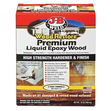 Hardener, Box, Wood Restore, Clear MPN:41032