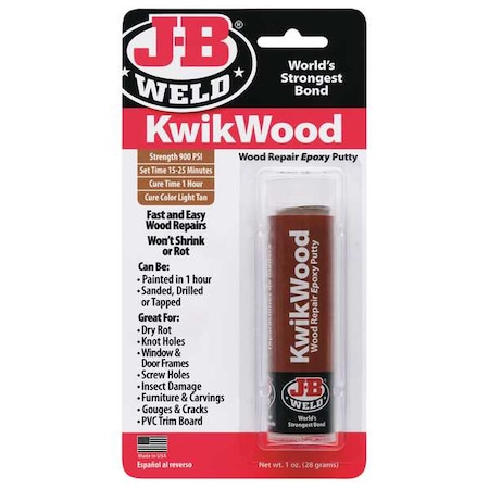 Putty, Stick, KwikWood, Light Tan MPN:8257