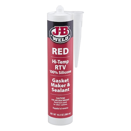 Red Rtv Silicone Sealantcaulk Tube- 10.3 MPN:31914
