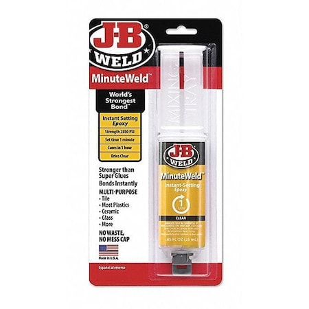J-B Minuteweld Syringe 25 ML. MPN:50101