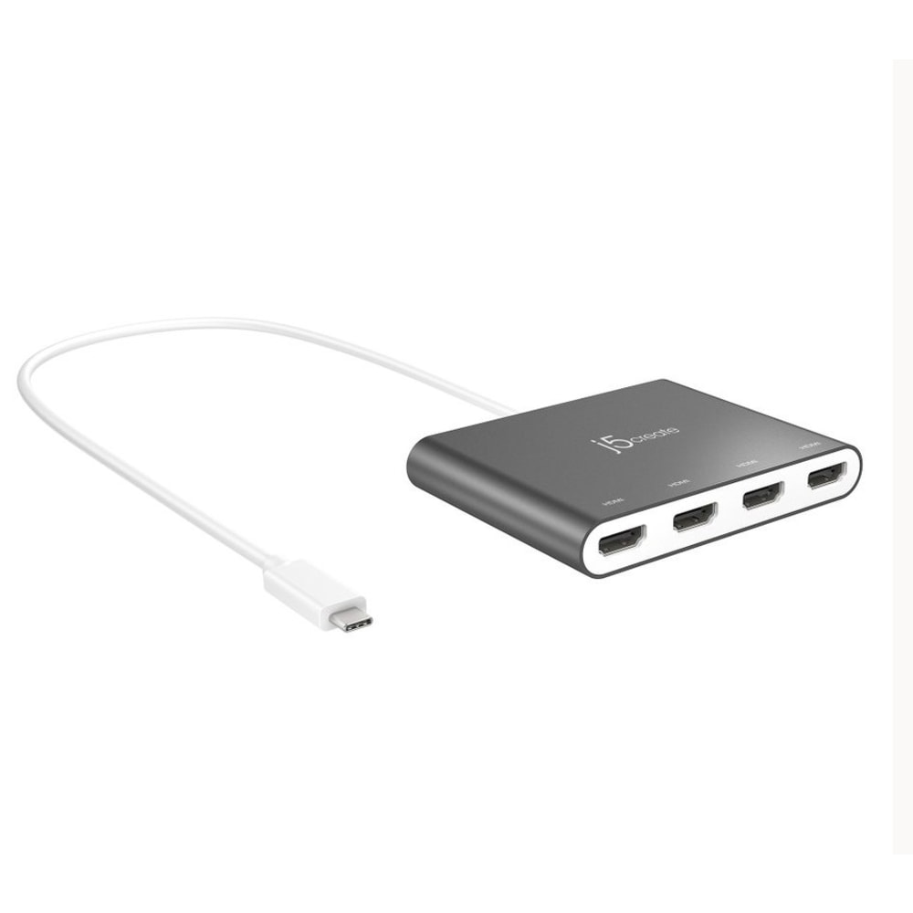 j5create JCA366 - External video adapter - USB-C 3.1 - 4 x HDMI MPN:JCA366