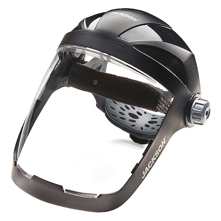 Face Shield, Clear Visor, Polycarbonate, Ratchet Suspension, Anti-Fog Lens MPN:14220