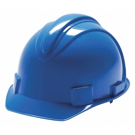 Hard Hat, Charger*, Polyethylene, 4 Point Ratchet, Type 1, Class E, Blue MPN:20393