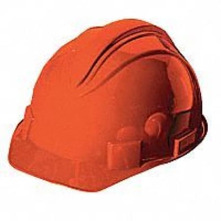 Hard Hat, Charger*, Polyethylene, 4 Point Ratchet, Type 1, Class E, Hi-Vis Orange MPN:20395