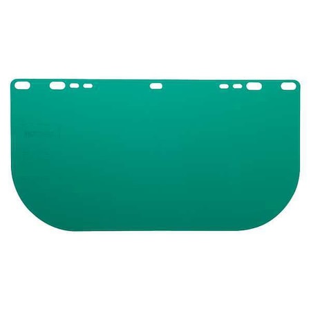 Face Shield Visor, Green Visor, Polycarbonate, Uncoated Lens, Dark Green MPN:29100