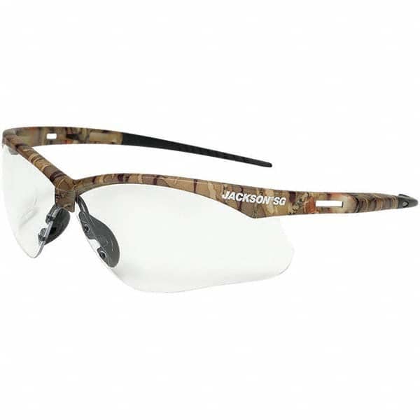 Safety Glasses: Anti-Fog & Scratch-Resistant, Polycarbonate, Clear Lenses, Full-Framed MPN:50012