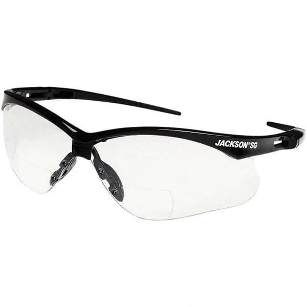 Magnifying Safety Glasses: 2.00, Clear Lenses, Anti-Fog & Scratch-Resistant, ANSI Z87.1+, CE & CSA Z94.3 MPN:50041
