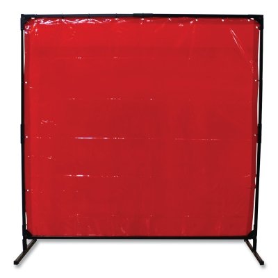 Welding Curtain and Frame Combo Kit Orange 6'X8' MPN:37307