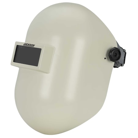 Welding Helmet, Ratchet, Fiberglass, White MPN:14321